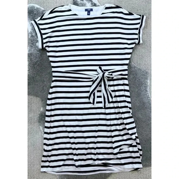 Chaps Striped Dress - Picture 2 of 13